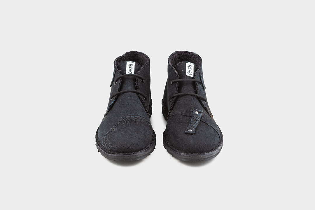 DESERT BOOTS BLACK DENIM 03